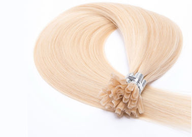 Chine Les prolongements brillants doux de cheveux blonds de Remy sains nettoient sans noeuds ou poux fournisseur