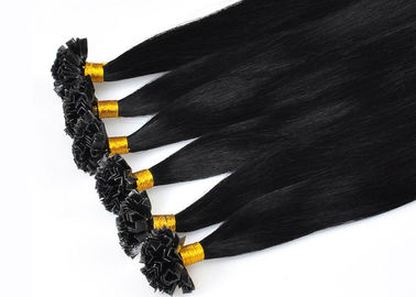 Chine Peigne non-traité dessiné par double pré collé brillant des prolongements 100% de cheveux d'astuce de V facilement fournisseur