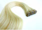 De peigne durable non-traité lisse des prolongements 100% de cheveux de bande facilement double fournisseur