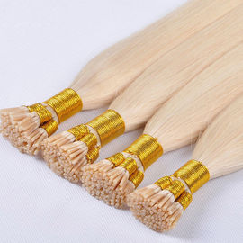 Chine prolongements pré collés onduleux de cheveux de la catégorie 7A, prolongements pré collés de cheveux d'astuce de bâton fournisseur