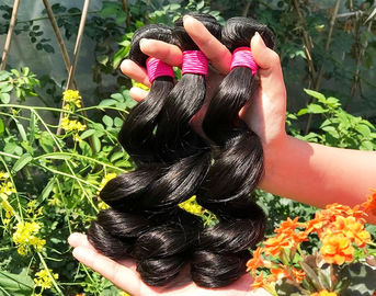 Chine Brown noir de 100% de Malaysian d'armure saine de cheveux/foncé naturel de jeune fille fournisseur