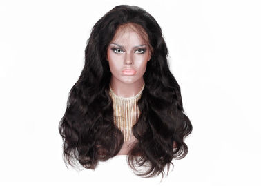 Chine Pleines perruques foncées de cheveux de dentelle de Brown, perruque brésilienne de dentelle de 100% pleine avec des cheveux de bébé fournisseur