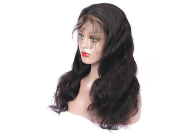 Chine Lustre naturel de pleines de dentelle de vague de corps de Vierge perruques de cheveux pour des femmes de couleur fournisseur