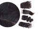 Fermeture pleine d'entrain d'avant de dentelle de cheveux du noir 100 durable sans noeuds ou poux fournisseur