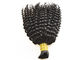 Cheveux bouclés en vrac naturels de 100% sans poil d'animal de cheveu ou synthétique mélangé fournisseur