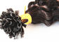 Des prolongements bouclés pré collés résilients de cheveux peuvent être redressés 8 - 40 pouces fournisseur