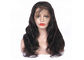 Lustre naturel de pleines de dentelle de vague de corps de Vierge perruques de cheveux pour des femmes de couleur fournisseur